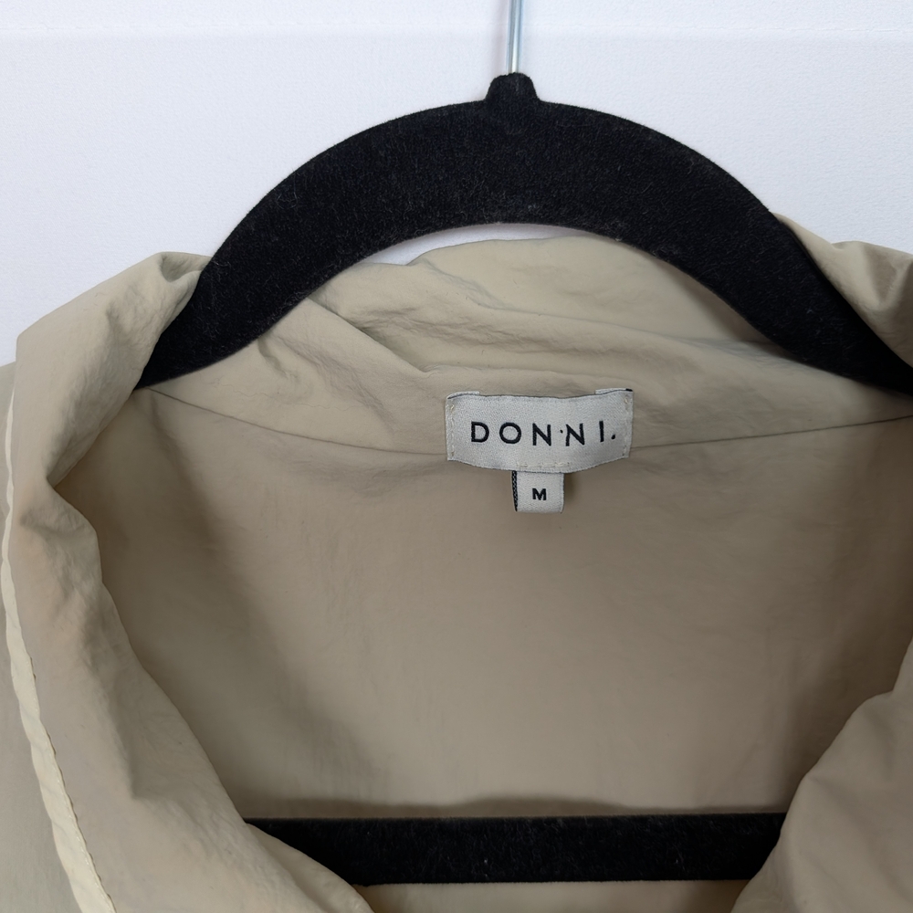DONNI. Cream Zip-Up Bomber - Picture 8 of 12